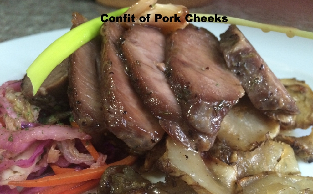 Confit of Pork Cheeks